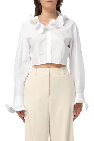 Msgm Femme, Blouses et Chemises, Blanc, Taille: 38 FR Chemise Blanche à Boutons