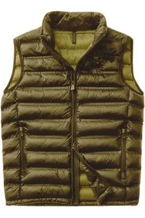 Blauer Homme, Vestes, Vert, Taille: L Veste Sans Manches Éco Duvet Vert Homme