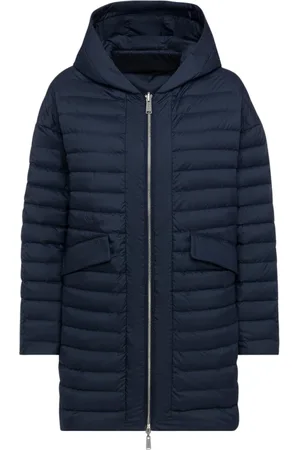 add Femme, Vestes, Bleu, Taille: 38 FR Manteau Rembourré Réversible