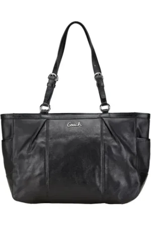 Coach Femme, Pre-owned, Noir, Taille: ONE Size Pre-owned Cuir sacs-ports-paule