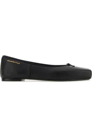 Alexander Wang Femme, Chaussures, Noir, Taille: 40 EU Ballerines en cuir noir