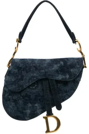 Dior Femme, Pre-owned, Bleu, Taille: ONE Size Pre-owned Denim sacs-dior