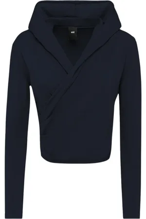 add Femme, Pulls, Bleu, Taille: 42 FR Haut Tricoté Croisé