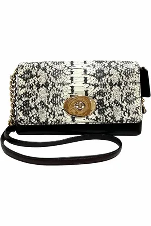 Coach Femme, Pre-owned, Noir, Taille: ONE Size Pre-owned Cuir sacs-bandouliere