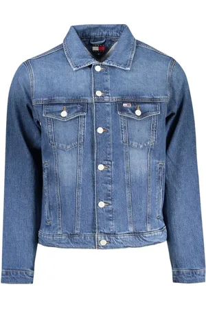 Tommy Hilfiger Homme, Vestes, Bleu, Taille: L Veste Homme en Coton Bleu