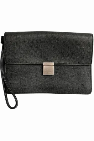 LOUIS VUITTON Homme, Pre-owned, Noir, Taille: ONE Size Pre-owned Cuir pochettes-minaudieres