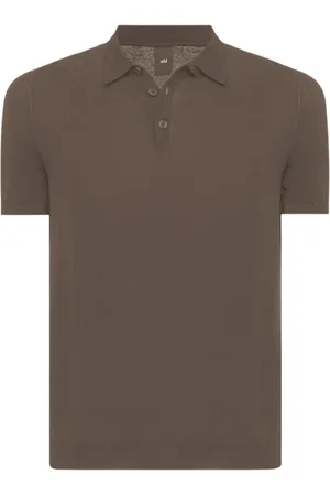 add Homme, Pulls, Brun, Taille: S Polo Léger EN Maille