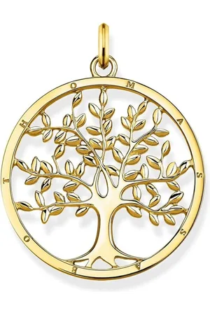 Thomas Sabo Femme, Accessoires, Jaune, Taille: ONE Size Pendentif Arbre de l