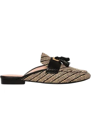 Coccinelle Femme, Chaussures, Noir, Taille: 36 EU Mules noires à pompons tissés