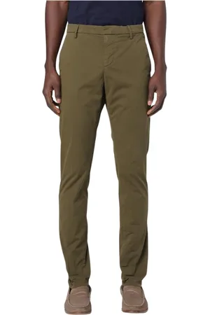 Dondup Homme, Pantalons, Vert, Taille: W30 Chinos Regular Fit Confortables