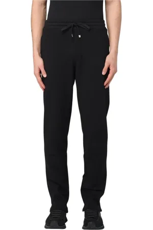 Dolce & Gabbana Homme, Pantalons, Noir, Taille: L Pantalon de survêtement noir élégant pour hommes