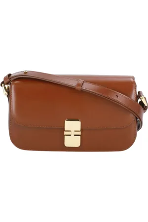 A.P.C. Femme, Sacs, Brun, Taille: ONE Size Sac bandoulière en cuir marron