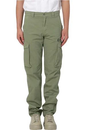 Aspesi Homme, Pantalons, Vert, Taille: L Pantalon Cargo Beige avec Poches