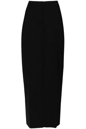 Herskind Femme, Jupes, Bleu, Taille: 38 FR Jupe à Rayures Bleu Nuit