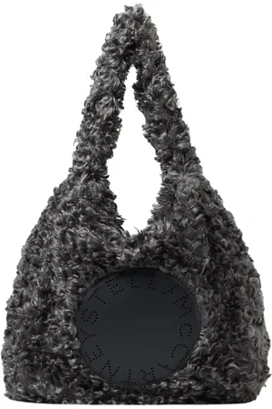 Stella McCartney Femme, Sacs, Gris, Taille: ONE Size Sac Fourre-tout Shaggy Deer Gris