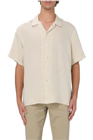 Paul Smith Homme, Chemises, , Taille: L Chemise en Lin Vert Coupe Décontractée