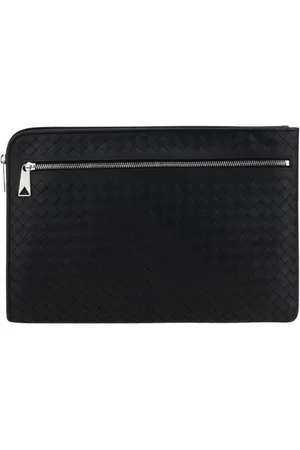 Bottega Veneta Homme, Sacs, Noir, Taille: ONE Size Pochette ZipAround Noire