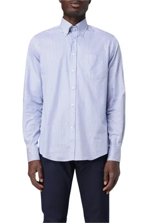 Paul & Shark Homme, Chemises, Bleu, Taille: L Chemise Oxford Rayée