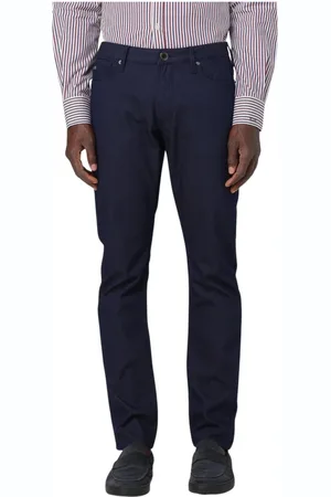 Emporio Armani Homme, Pantalons, Bleu, Taille: W31 Pantalon Slim Fit Bleu