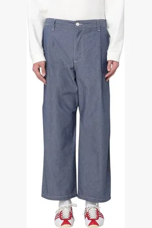 Carhartt Homme, Pantalons, Bleu, Taille: L Pantalon de travail léger en bleu