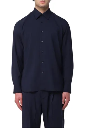 PT Torino Homme, Chemises, Bleu, Taille: L Chemise Bleue à Col en Coton