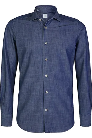 ELEVENTY Homme, Chemises, Bleu, Taille: S Chemise en coton Dandy
