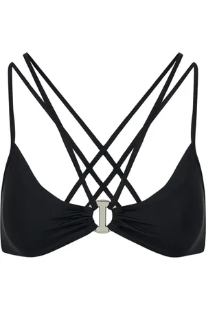 Iceberg Femme, Maillots de bain, Noir, Taille: 40 FR Haut de maillot de bain noir avec anneau central en métal et doubles bretelles