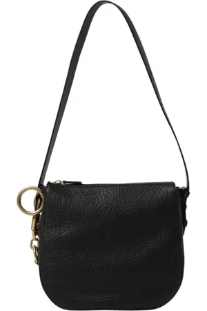 Burberry Femme, Sacs, Noir, Taille: ONE Size Sac à bandoulière en cuir grainé