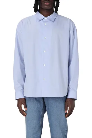 Frame Homme, Chemises, Bleu, Taille: L Chemise en Coton Bleu pour Homme