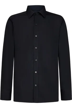Tom Ford Homme, Chemises, Noir, Taille: XL Chemise Noire Classique