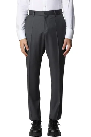 HUGO BOSS Homme, Pantalons, Gris, Taille: S Pantalon Gris Élégant