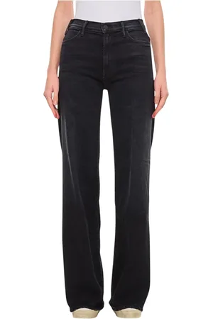 Mother Femme, Jeans, Noir, Taille: W25 Jean Large Noir