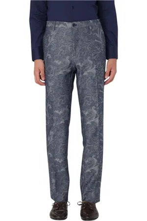 Etro Homme, Pantalons, Bleu, Taille: M Pantalon Bleu pour Homme