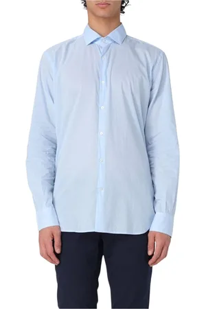 BROOKSFIELD Homme, Chemises, Bleu, Taille: 3XL Chemise Classique Blanche en Coton Coupe Régulière