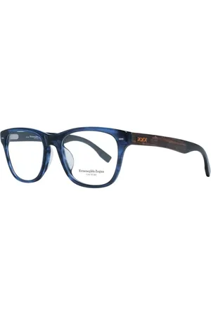 Ermenegildo Zegna Homme, Accessoires, Bleu, Taille: ONE Size Montures de lunettes rectangulaires