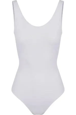 Iceberg Femme, Maillots de bain, Blanc, Taille: 40 FR Maillot de bain une pièce blanc de style olympique avec logo ton sur ton