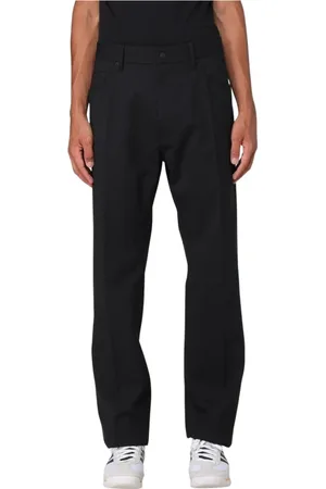 Dsquared2 Homme, Pantalons, Noir, Taille: S Pantalon Noir Straight-Leg