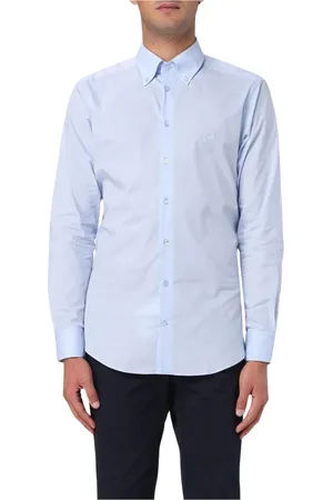 Etro Homme, Chemises, Bleu, Taille: XL Chemise Blanche Élégante à Manches Longues