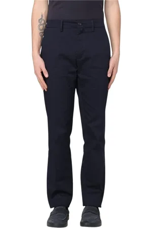 Siviglia Homme, Pantalons, Bleu, Taille: W34 Chinos Classiques Straight-Leg
