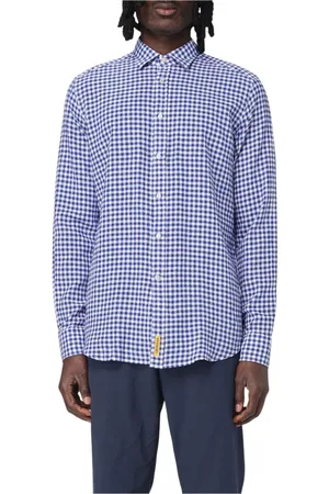 B.D.BAGGIES Homme, Chemises, Bleu, Taille: XL Chemise Casual Vichy Bleue