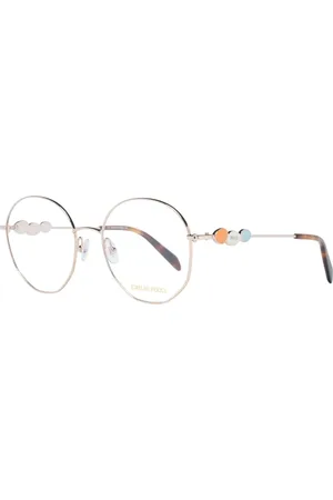 Emilio Pucci Femme, Accessoires, Rose, Taille: ONE Size Montures Optiques Femme Or Rose