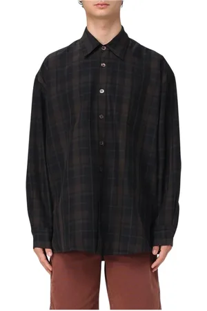 OUR LEGACY Homme, Chemises, Multicolore, Taille: L Chemise en Coton à Carreaux en Noir