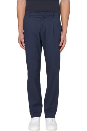 K-Way Homme, Pantalons, Bleu, Taille: 2XL Pantalon Décontracté Plissé Élégant