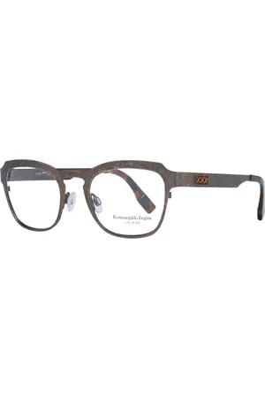 Ermenegildo Zegna Homme, Accessoires, Brun, Taille: ONE Size Montures Optiques Bronze