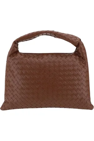 Bottega Veneta Femme, Sacs, Brun, Taille: ONE Size Sac à Bandoulière en Cuir Beige