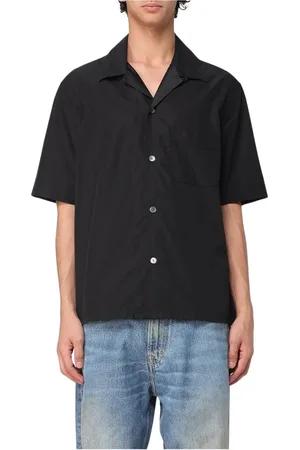 OUR LEGACY Homme, Chemises, Noir, Taille: S Chemise en Coton Noir, Élégante et Polyvalente