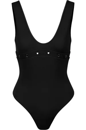 Iceberg Femme, Maillots de bain, Noir, Taille: 40 FR Maillot de bain une pièce noir avec des clous métalliques sous la poitrine