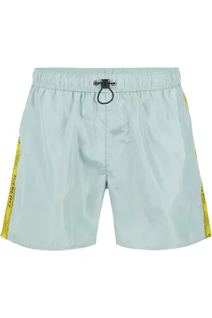 Iceberg Homme, Maillots de bain, Vert, Taille: XL Maillots de bain verts sauge avec cordon de serrage contrasté