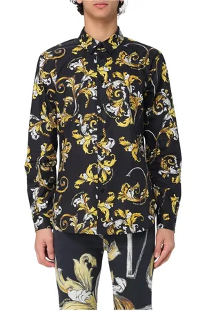 VERSACE Homme, Chemises, Multicolore, Taille: L Chemise à Imprimé Baroque