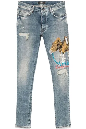 AMIRI Homme, Jeans, Bleu, Taille: W34 Jean Classique Cinq Poches Bleu